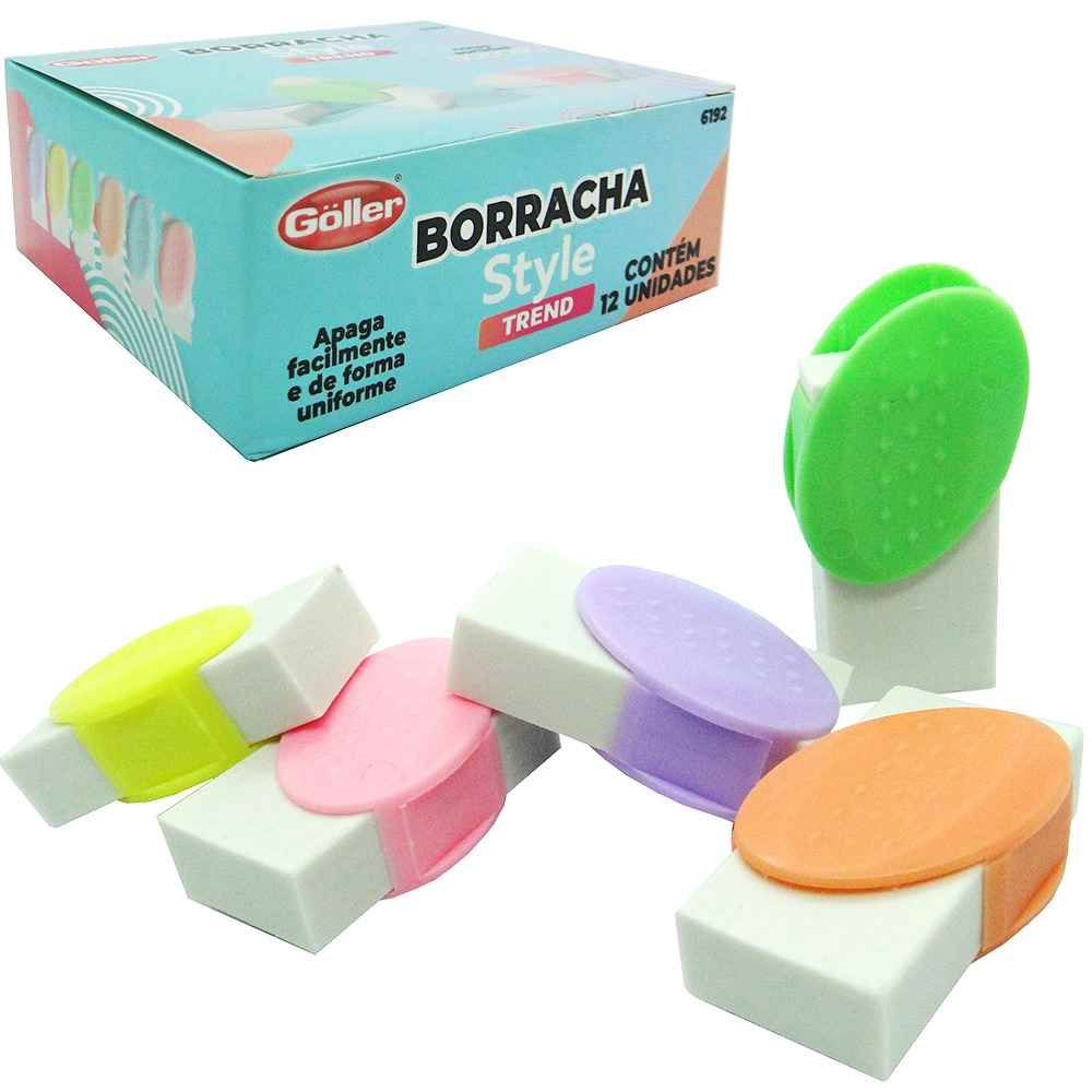 BORRACHA STYLE COR PASTEL